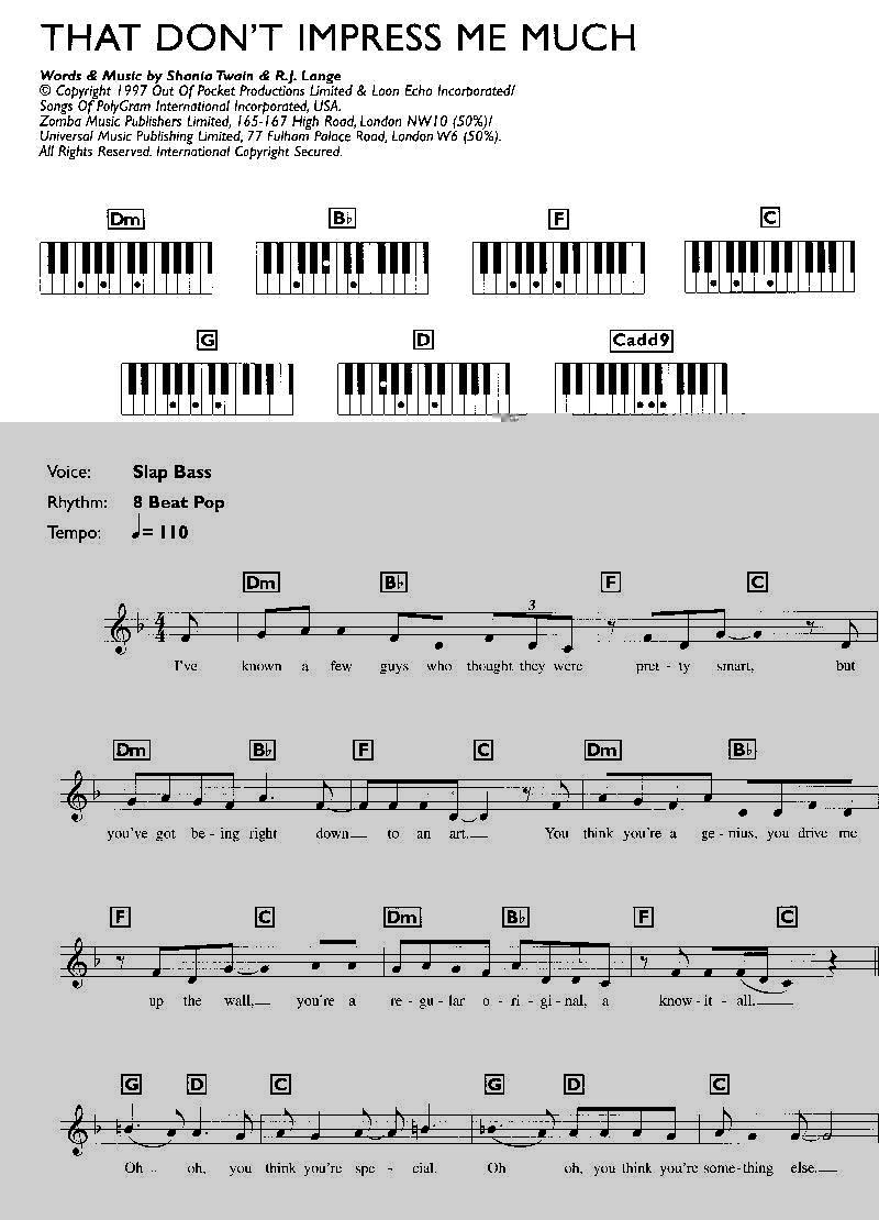Keyboardnoten
