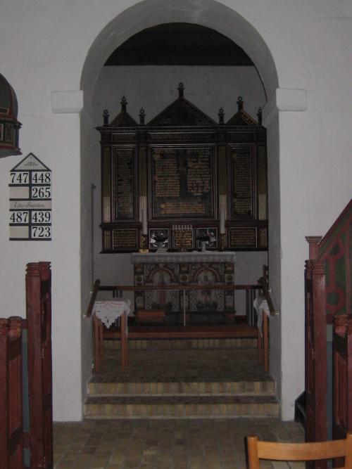 Rindum Kirche Altar