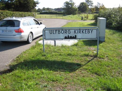 Ulfborg kirkeby Schild